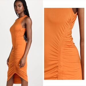 VERONICA BEARD Haylee Ruched Asymmetric Dress Small